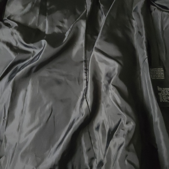 London Fog Puffer Coat with Faux Fur Trim - Picture 11 of 14